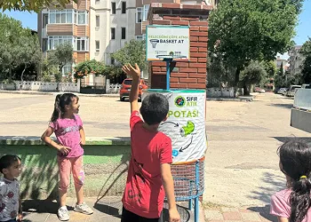 Karacabey’de geri dönüşüme basket potalı destek