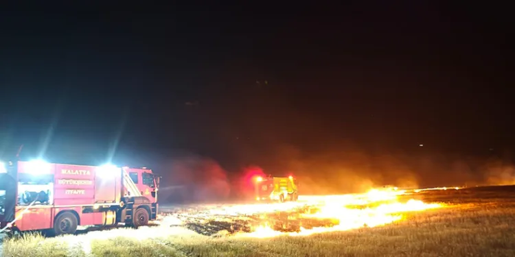 Malatya’da korkutan yangılar