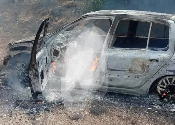 Yanan araçta bulunan kişi yaşamını yitirdi