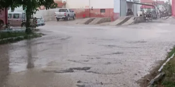 Şuhut’ta sağanak yağış etkili oldu