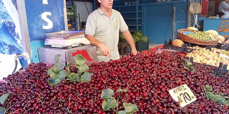 Az yağış ve don kiraz üretimini düşürdü