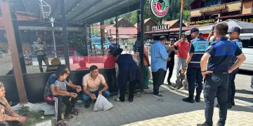 Dilencilere zabıta ekiplerinden operasyon