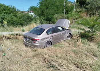 Trafik kazasında 1 kişi yaralandı