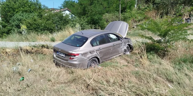 Trafik kazasında 1 kişi yaralandı