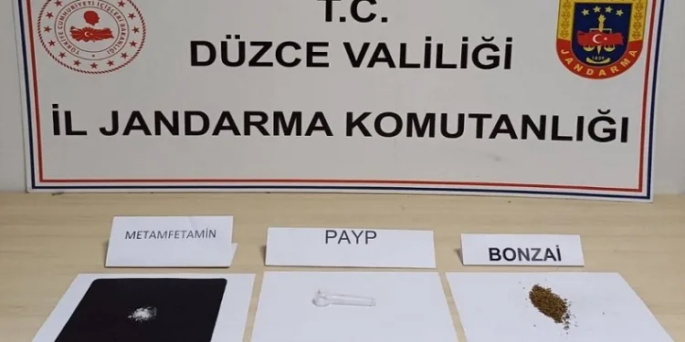 Düzce’de 75 gram uyuşturucu ele geçirildi