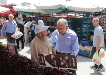 Büyükkılıç’tan semt pazarına ziyaret
