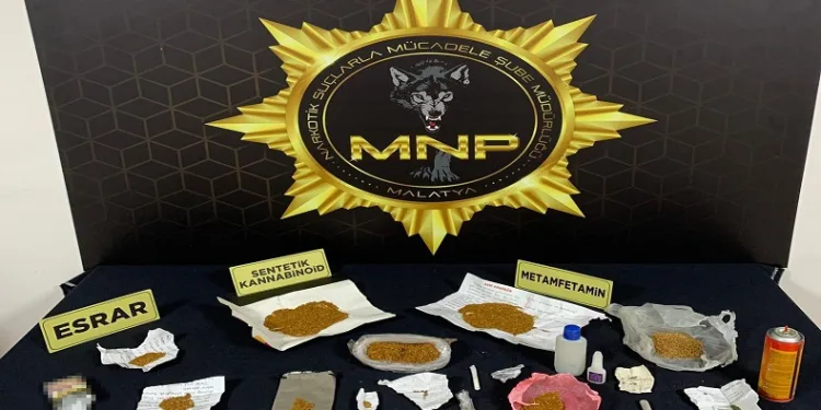 Malatya’da zehir tacirlerine operasyon: 5 tutuklama