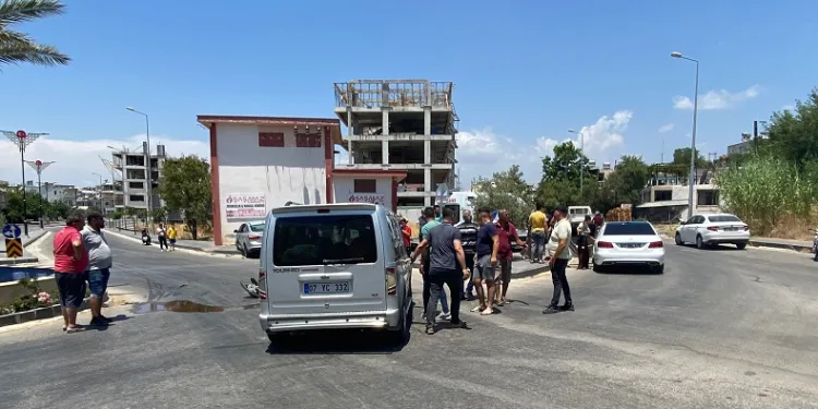 İki otomobilin çarpıştığı kazada 1 kişi yaralandı