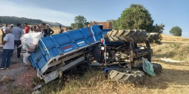 Ağır yaralanan traktör sürücüsü hayatını kaybetti