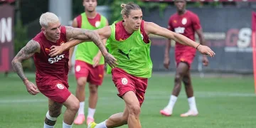 Galatasaray, çalışmalarını sürdürdü