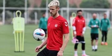 Sivasspor’un yeni transferi Uros Radakovic ilk idmanına çıktı