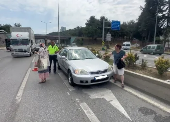 Yaya geçidi olmayan yerde kaza