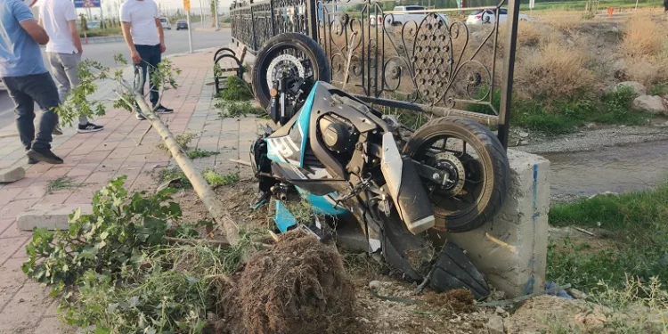 Van’da motosiklet kazası: 1 yaralı