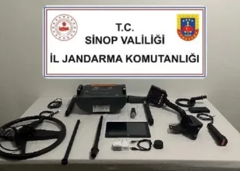 Sinop’ta izinsiz kazıya suçüstü