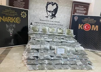 Edirne’de 266 kilo uyuşturucu yakalandı