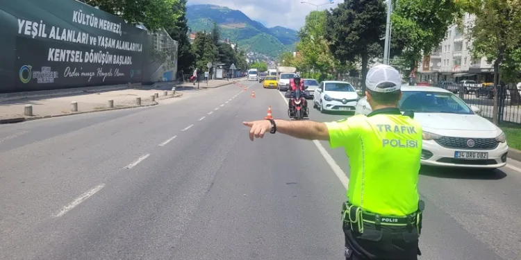Ordu’da bir haftada yaklaşık 16 bin araç ve sürücüsü denetlendi