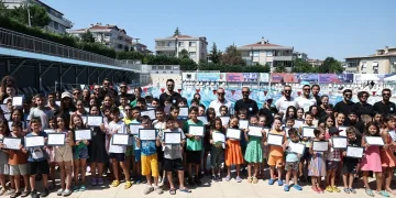 Yaz Spor Okulları’nda sertifika heyecanı