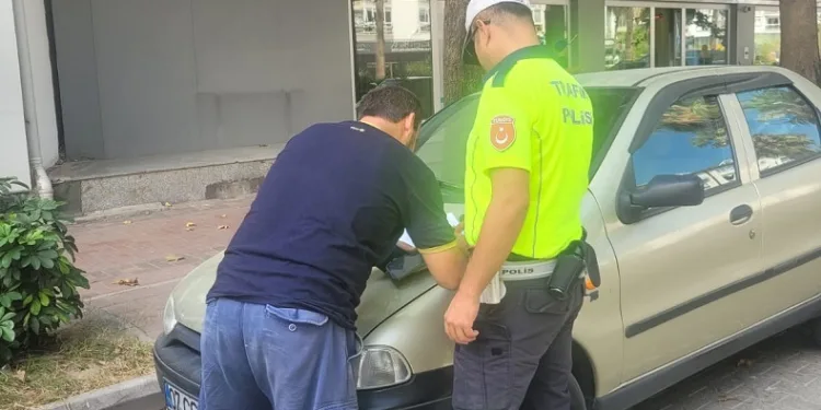 Denetime takılan sürücüye 7 bin TL ceza