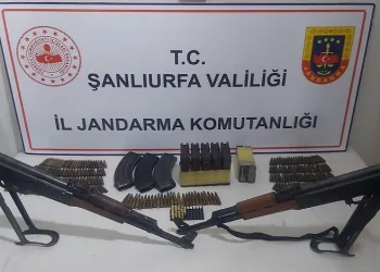 Şanlıurfa’da uzun namlulu silahlar ele geçirildi