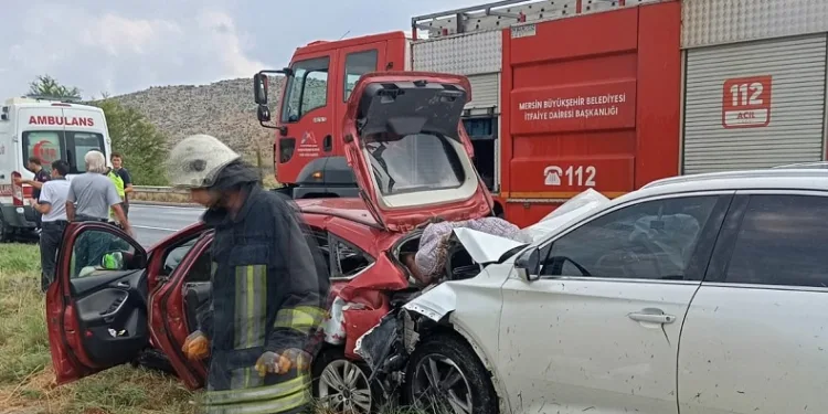 Tarsus’ta trafik kazası:1 ölü, 5 yaralı