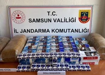 Jandarmadan kaçak makaron operasyonu