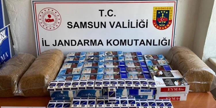 Jandarmadan kaçak makaron operasyonu