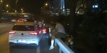 E-5 Karayolu’nda sürücü dehşeti
