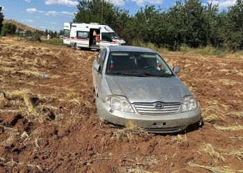 Malatya’da otomobil şarampole düştü: 3 yaralı