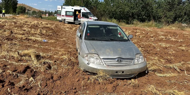 Malatya’da otomobil şarampole düştü: 3 yaralı