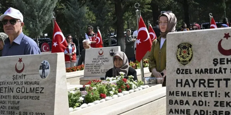 15 Temmuz Şehitliği’nde anma töreni