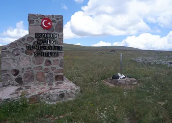 2 bin 750 rakımlı Dumlu Dağları’nda bir şehit yatağı