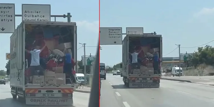 Bursa’da tehlikeli taşımacılık: Böylesi görülmedi!