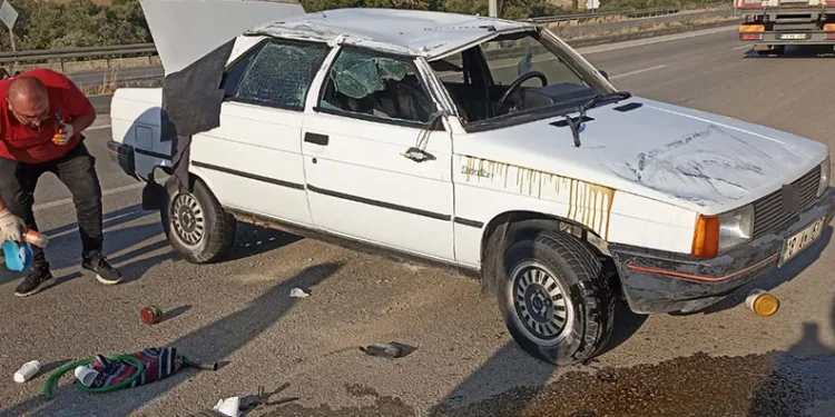Otomobil takla attı: 2 yaralı