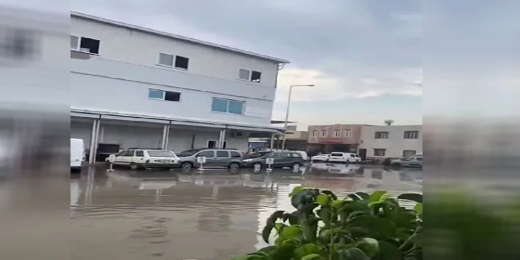 Adana’da şiddetli yağmur etkili oldu