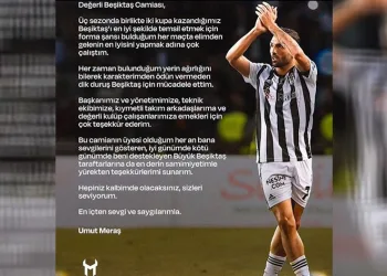Umut Meraş, Beşiktaş’a veda etti