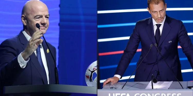 FIFA ve UEFA Başkanı, TFF Başkanı İbrahim Hacıosmanoğlu’nu tebrik etti