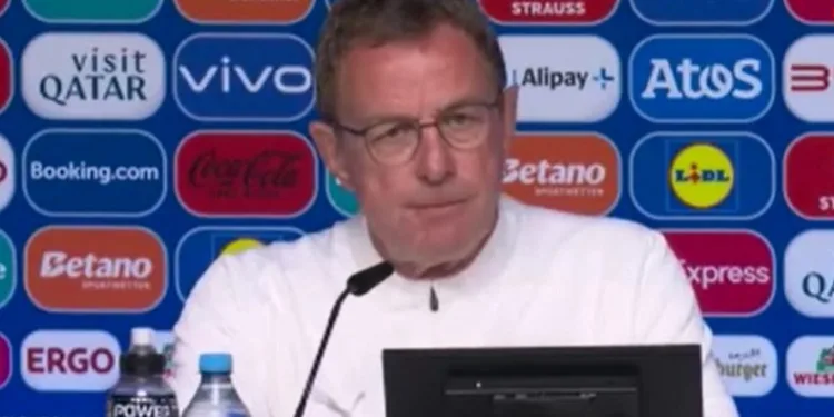 Ralf Rangnick: “Şans bizden yana değildi”