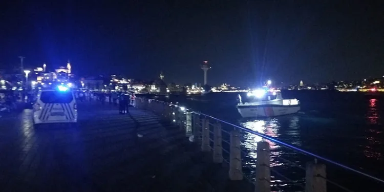 Denize düşen genç kadın için arama çalışması başlatıldı