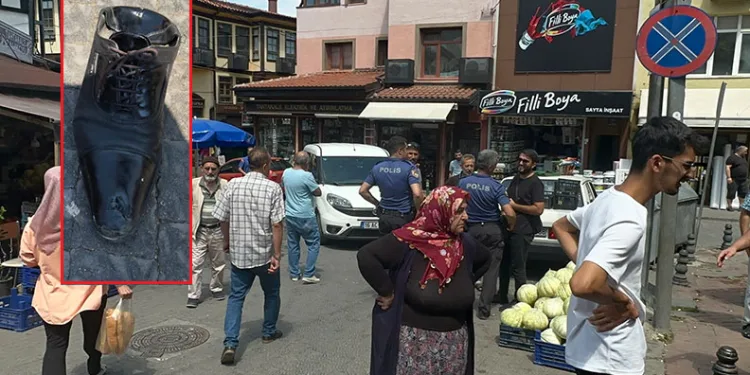 Bursa’da 44 numara ayakkabı hayatını kurtardı