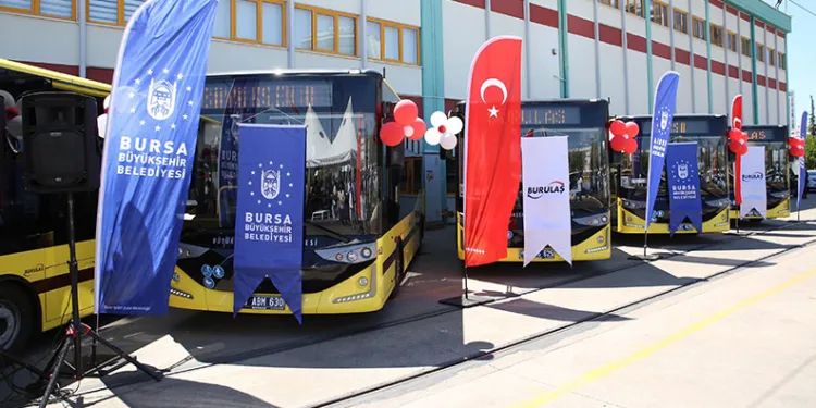 Bursa Büyükşehir’in ulaşım filosu büyüyor