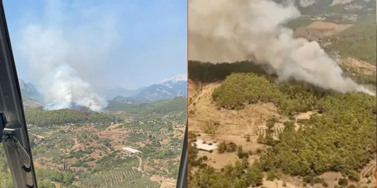 Antalya’da orman yangını