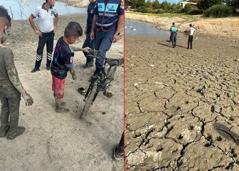 Bursa’da çamura saplanan 2 çocuğu itfaiye kurtardı