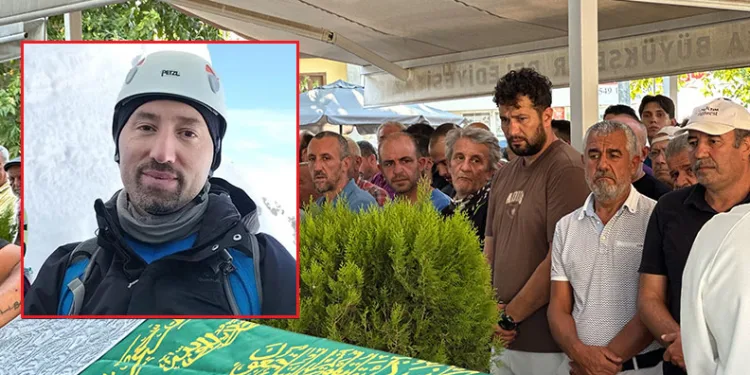 Bursalı dağcı, gözyaşları içinde toprağa verildi