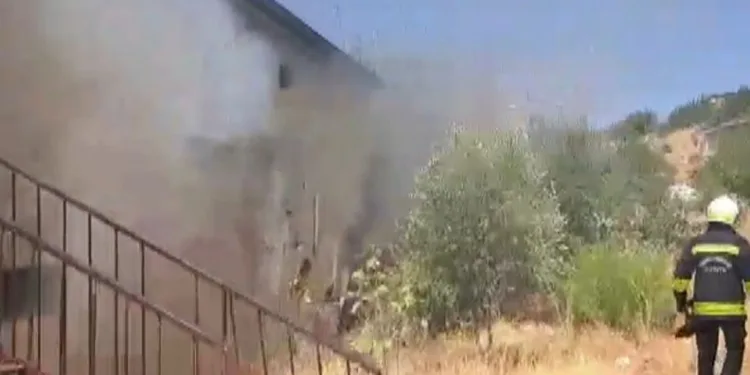 Kahramanmaraş’ta ikamet yangını