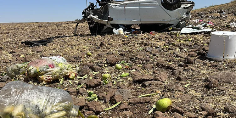 Siverek’te otomobil şarampole yuvarlandı: 1 ölü, 3 yaralı
