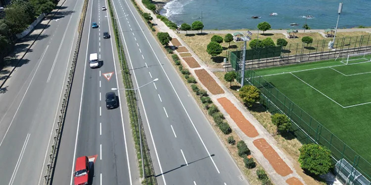 Karadeniz Sahil Yolu harman yeri