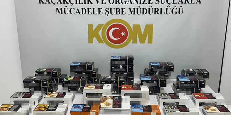 7 bin 800 dolu makaron ele geçirildi