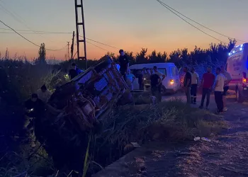 Bursa’da kontrolden çıkan araç tarlaya uçtu: 1 ölü