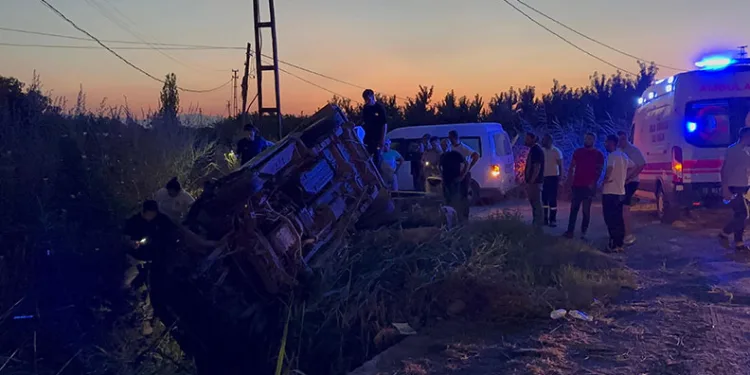 Bursa’da kontrolden çıkan araç tarlaya uçtu: 1 ölü