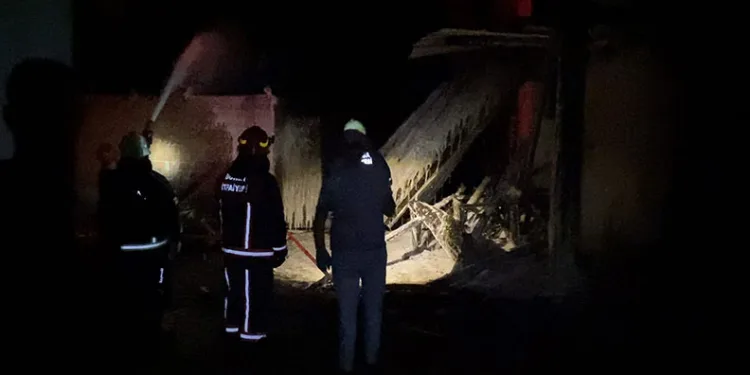 Bursa’da yangına müdahale eden itfaiye ekiplerine saldırı